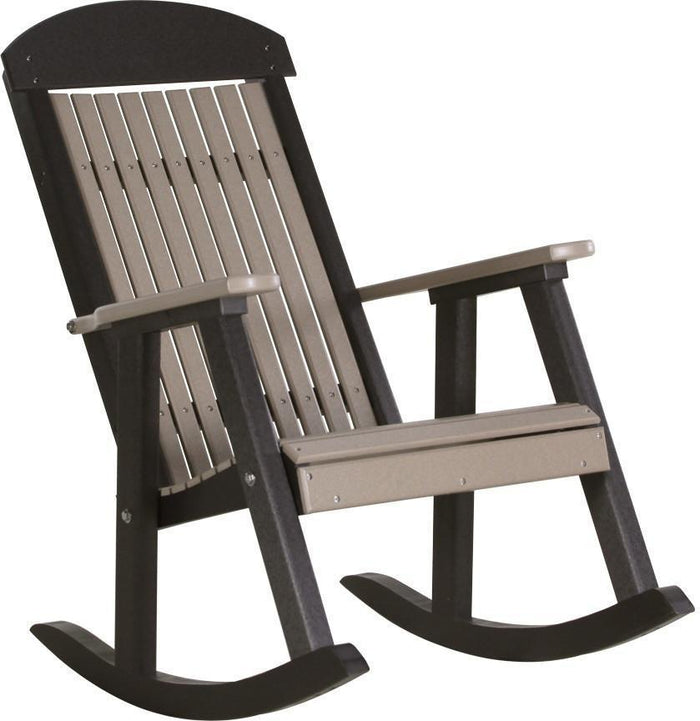 LuxCraft Classic Traditional Recycled Plastic Rocking Chair - Rocking Furniture