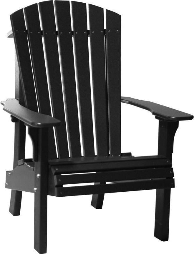 LuxCraft Recycled Plastic Senior Height Royal Adirondack Chair - Rocking Furniture