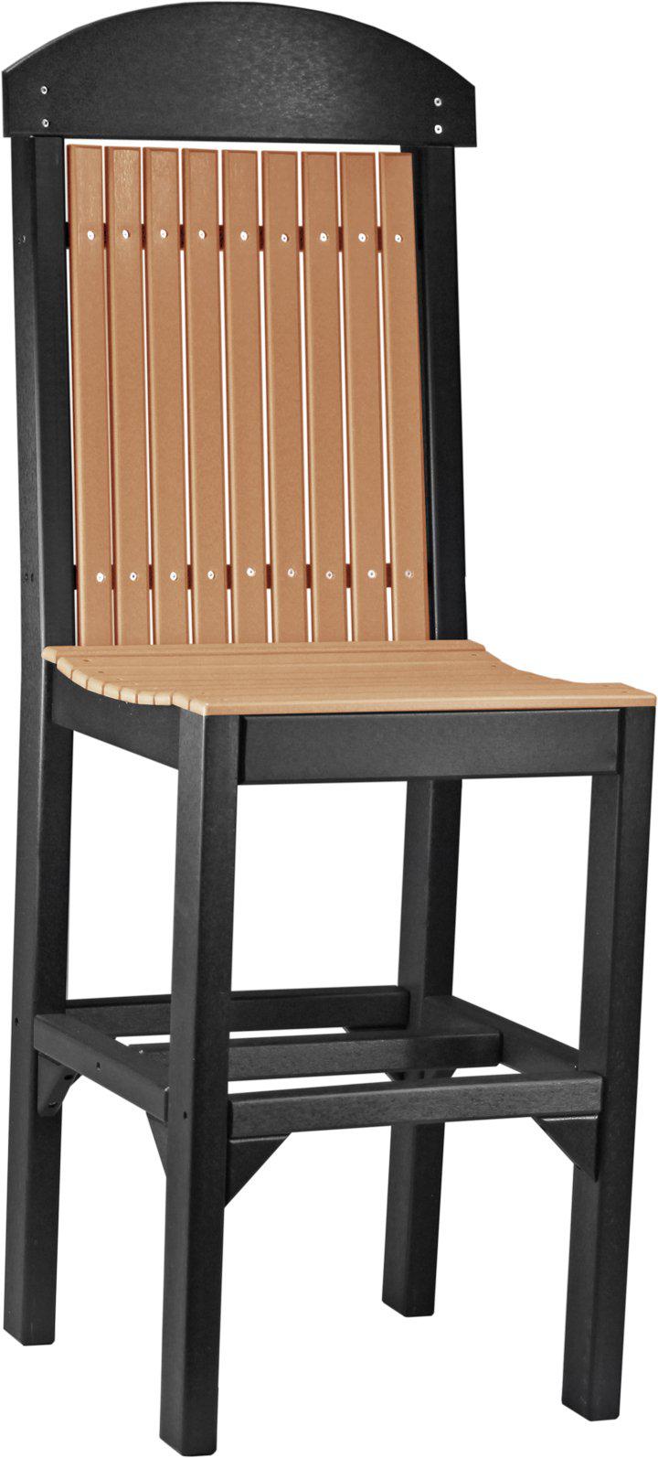 LuxCraft Recycled Plastic Classic Side Chair (BAR HEIGHT) - LEAD TIME TO SHIP 3 TO 4 WEEKS