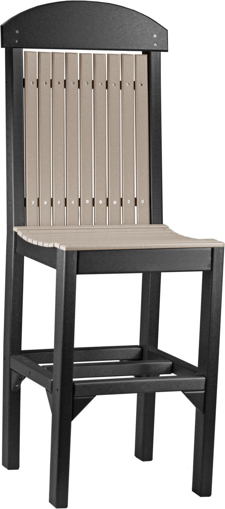 LuxCraft Recycled Plastic Classic Side Chair (BAR HEIGHT) - LEAD TIME TO SHIP 3 TO 4 WEEKS