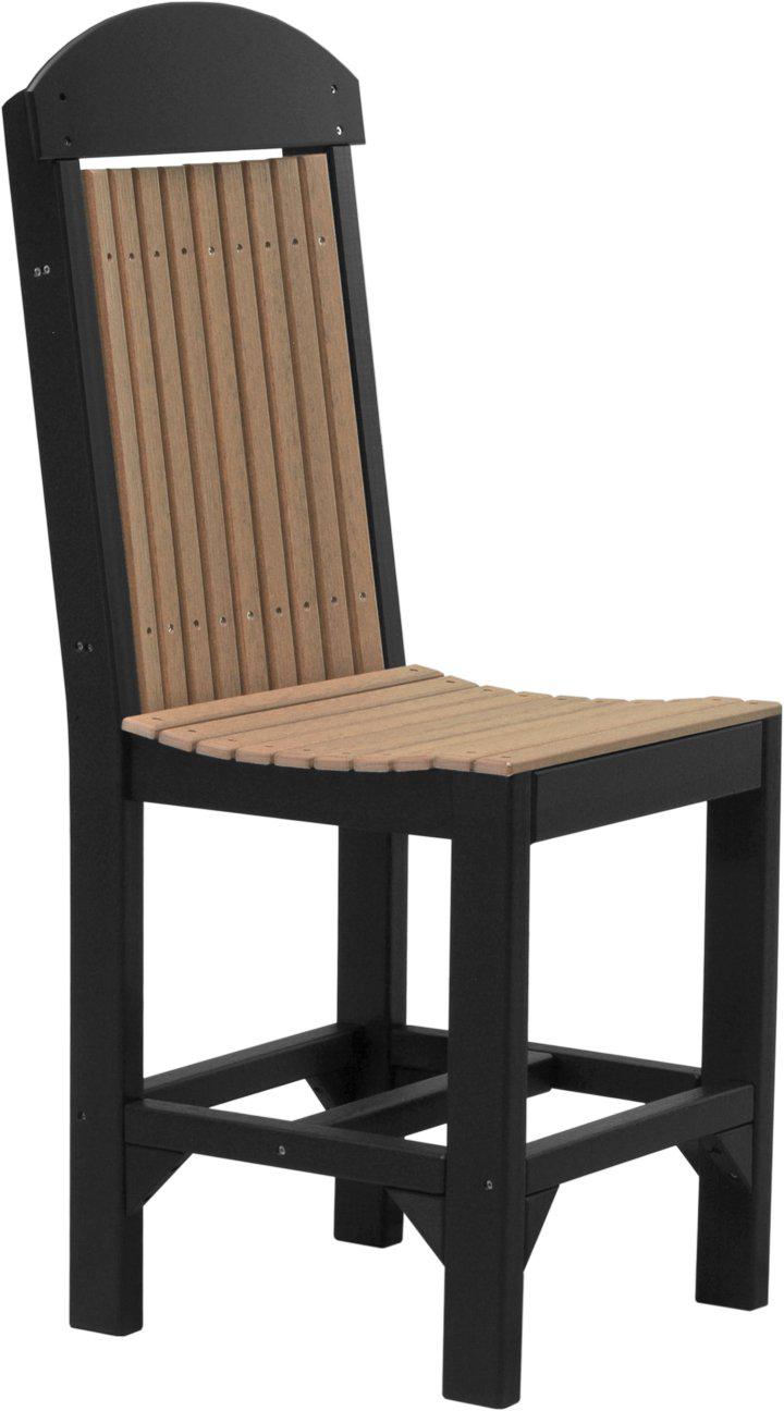 LuxCraft Recycled Plastic Classic Side Chair (COUNTER HEIGHT) - LEAD TIME TO SHIP 3 TO 4 WEEKS