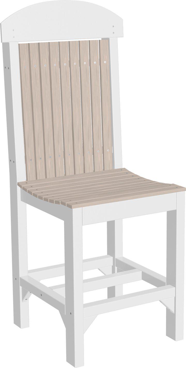 LuxCraft Recycled Plastic Classic Side Chair (COUNTER HEIGHT) - LEAD TIME TO SHIP 3 TO 4 WEEKS