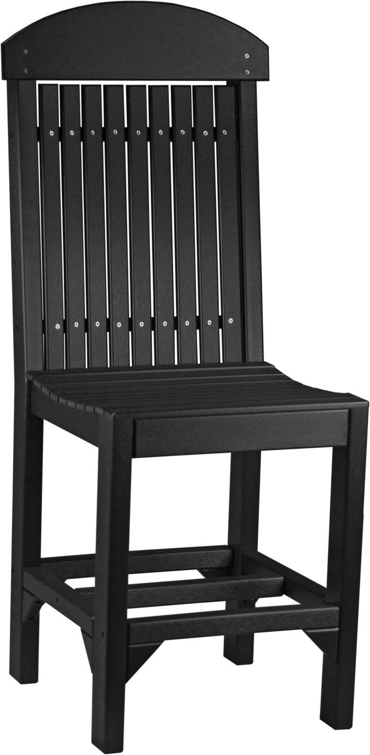 LuxCraft Recycled Plastic Classic Side Chair (COUNTER HEIGHT) - LEAD TIME TO SHIP 3 TO 4 WEEKS