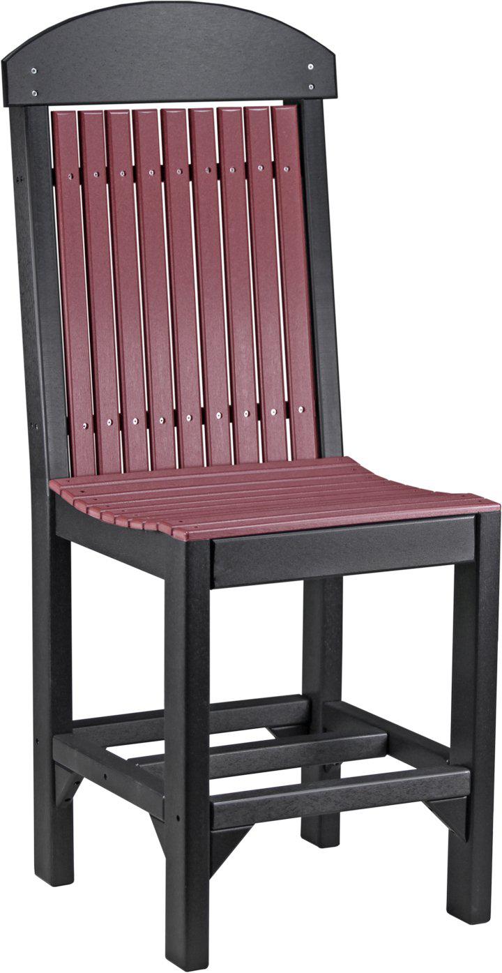 LuxCraft Recycled Plastic Classic Side Chair (COUNTER HEIGHT) - LEAD TIME TO SHIP 3 TO 4 WEEKS