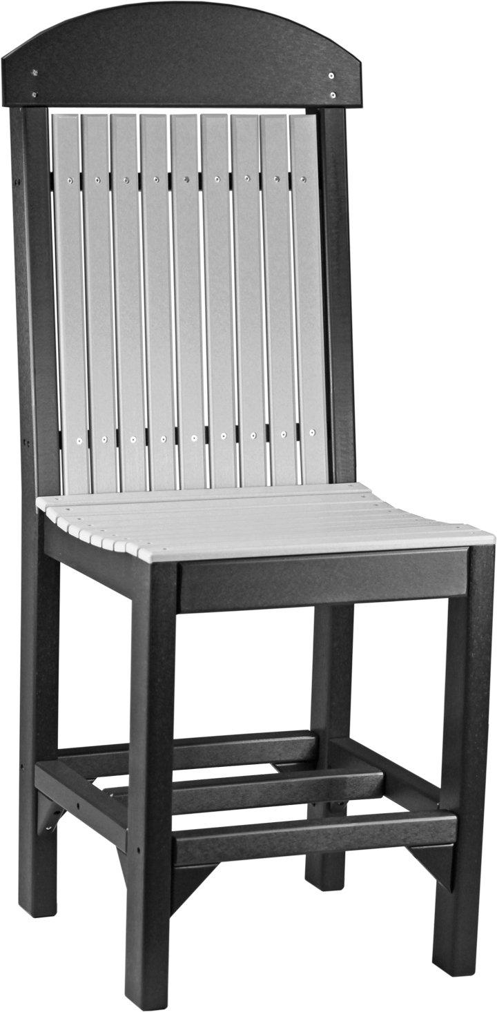 LuxCraft Recycled Plastic Classic Side Chair (COUNTER HEIGHT) - LEAD TIME TO SHIP 3 TO 4 WEEKS