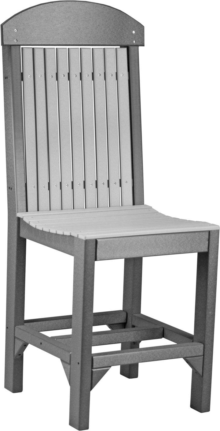 LuxCraft Recycled Plastic Classic Side Chair (COUNTER HEIGHT) - LEAD TIME TO SHIP 3 TO 4 WEEKS