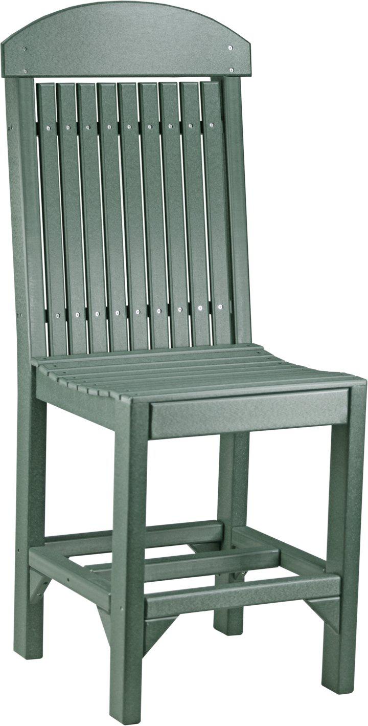 LuxCraft Recycled Plastic Classic Side Chair (COUNTER HEIGHT) - LEAD TIME TO SHIP 3 TO 4 WEEKS