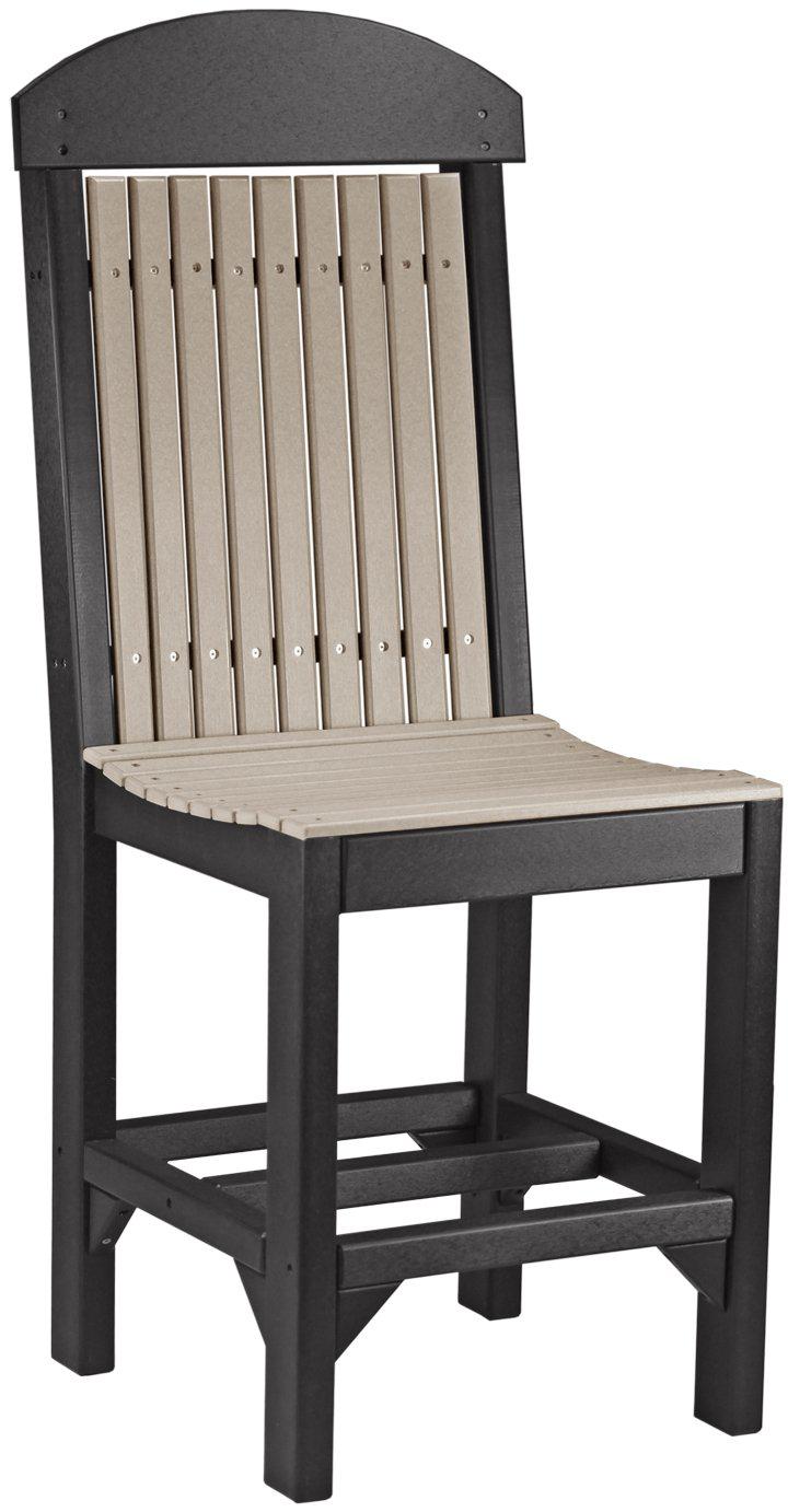 LuxCraft Recycled Plastic Classic Side Chair (COUNTER HEIGHT) - LEAD TIME TO SHIP 3 TO 4 WEEKS