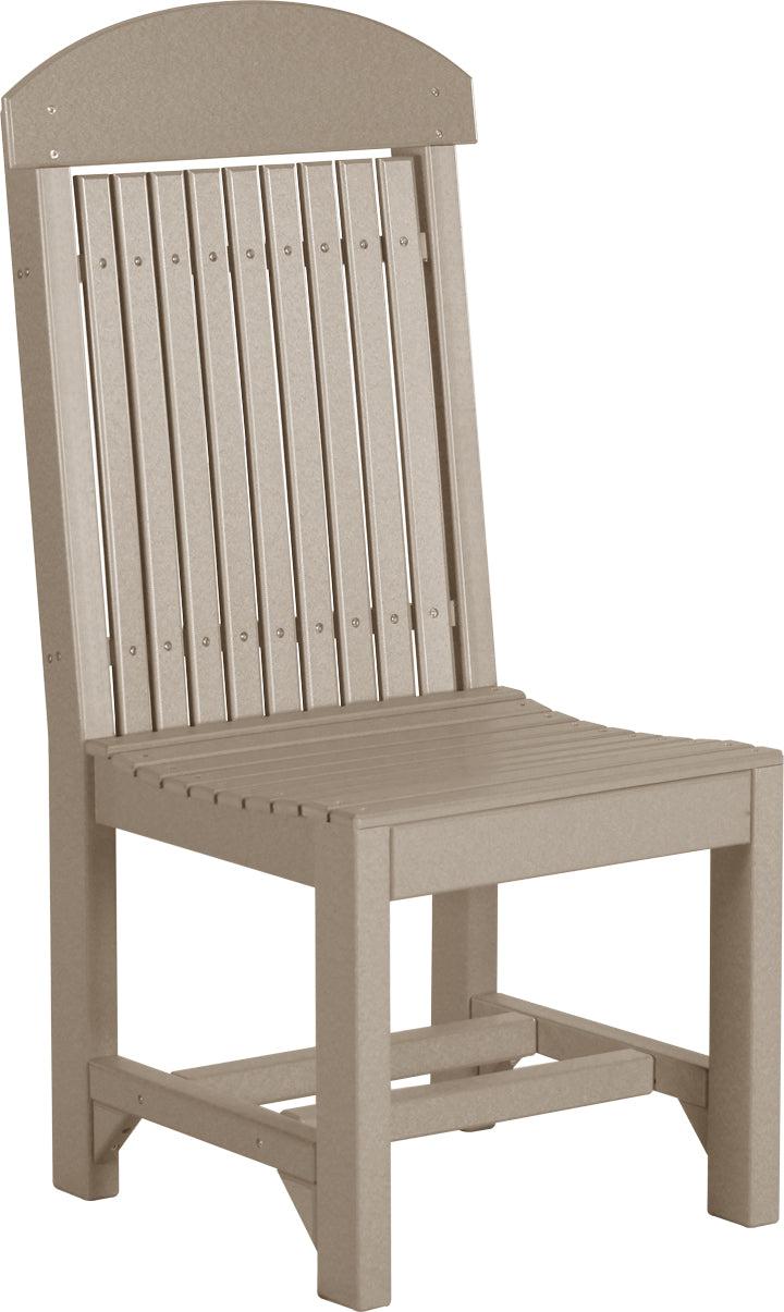 LuxCraft Recycled Plastic Classic Side Chair (DINING HEIGHT) - LEAD TIME TO SHIP 3 TO 4 WEEKS