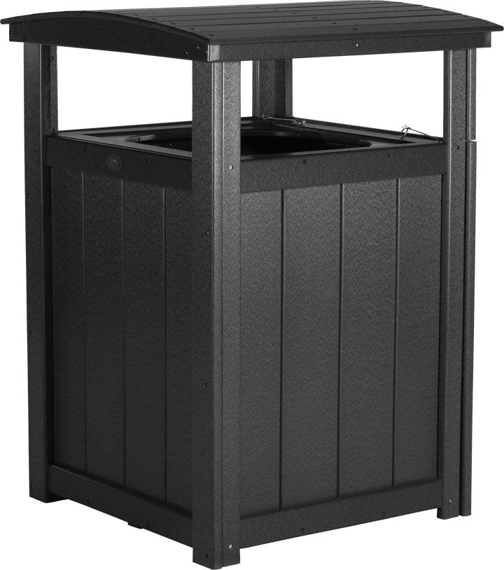 LuxCraft Recycled Plastic Trash Can - LEAD TIME TO SHIP 3 TO 4 WEEKS