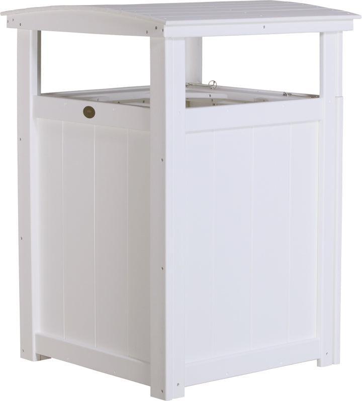 LuxCraft Recycled Plastic Trash Can - LEAD TIME TO SHIP 3 TO 4 WEEKS