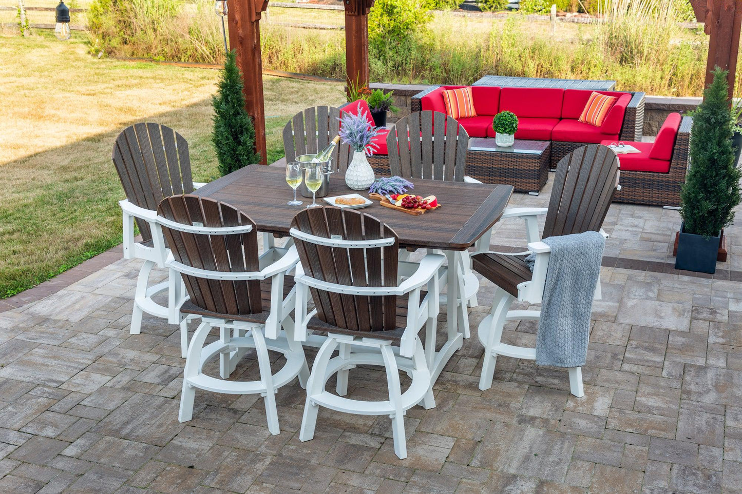 Patiova Recycled Plastic 4'x6' Legacy Bar Table - LEAD TIME TO SHIP 3 WEEKS