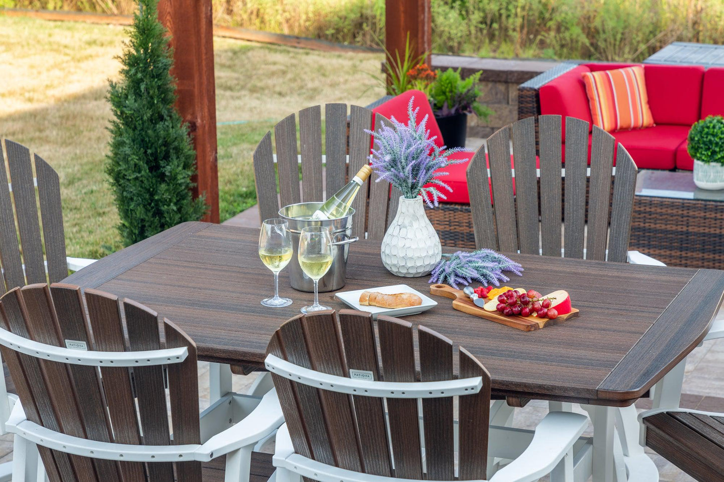 Patiova Recycled Plastic 4'x6' Legacy Bar Table - LEAD TIME TO SHIP 3 WEEKS
