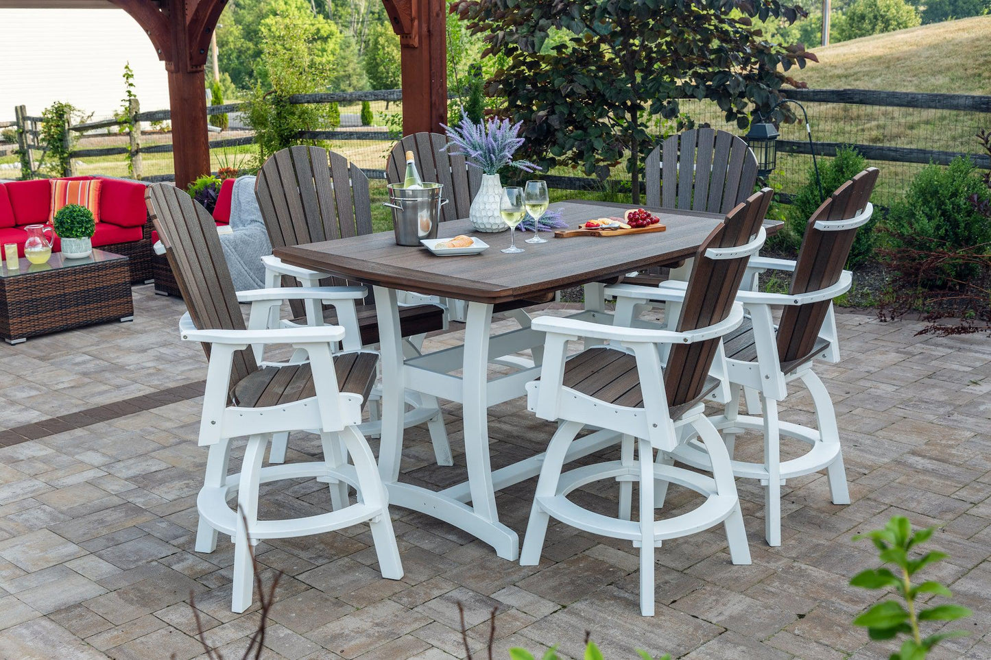 Patiova Recycled Plastic 4'x6' Legacy Bar Table - LEAD TIME TO SHIP 3 WEEKS