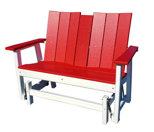 Perfect Choice Furniture Recycled Plastic Stanton Double Glider - LEAD TIME TO SHIP 4 WEEKS OR LESS
