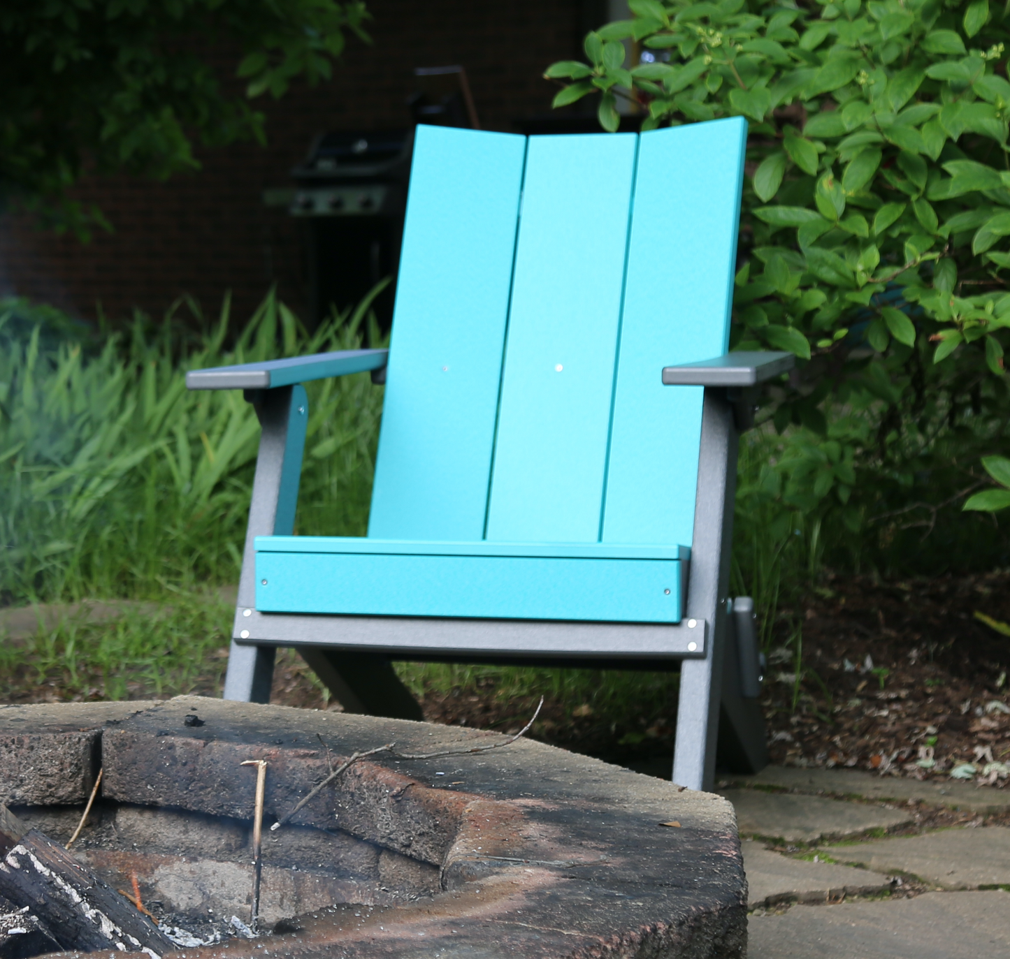 Perfect Choice Furniture Recycled Plastic Stanton Folding Adirondack Chair - LEAD TIME TO SHIP 4 WEEKS OR LESS