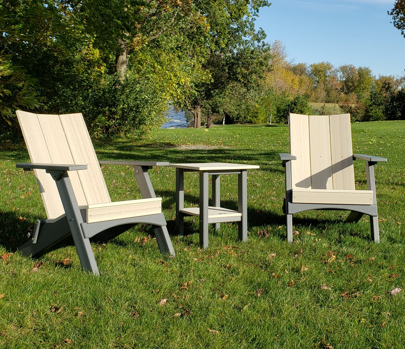 Perfect Choice Furniture Recycled Plastic Stanton Folding Adirondack Chair - LEAD TIME TO SHIP 4 WEEKS OR LESS