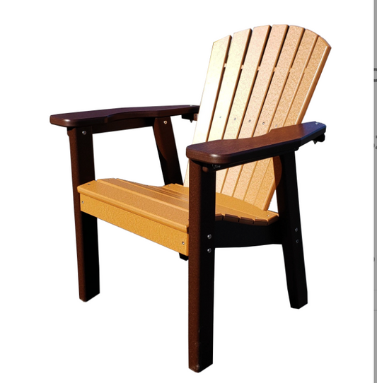 Perfect Choice Outdoor Furniture Recycled Plastic Classic Dining Height Arm Chair - LEAD TIME TO SHIP 4 WEEKS OR LESS