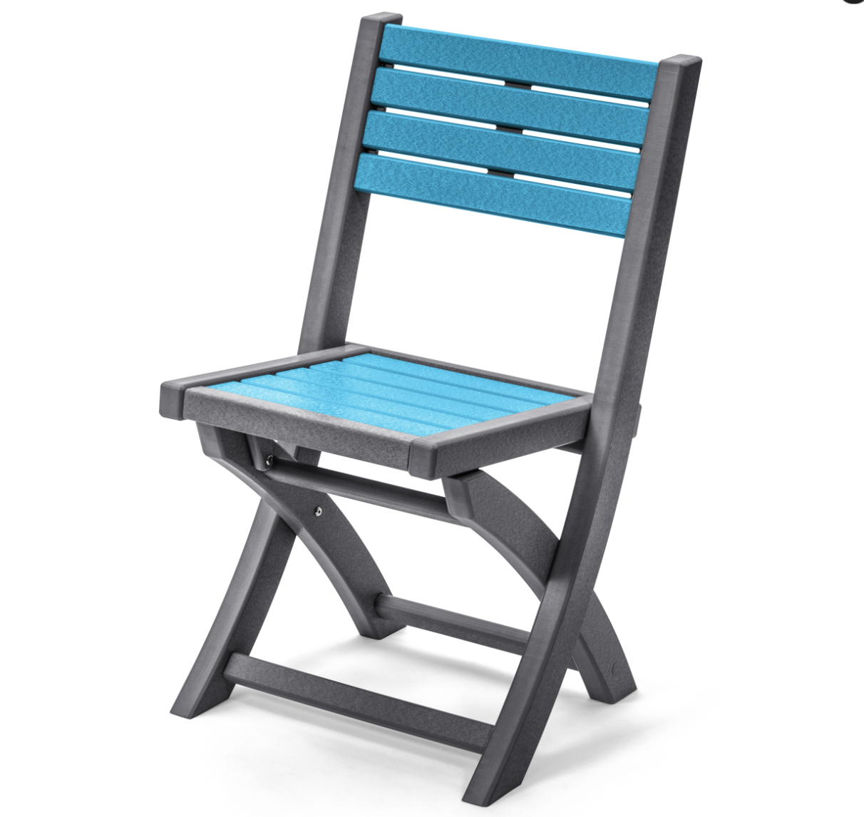 Perfect Choice Recycled Plastic Small Spaces Folding Chair - LEAD TIME TO SHIP 4 WEEKS OR LESS