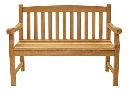 Royal Teak Collection Outdoor Classic Three-Seater Patio Bench - SHIPS WITHIN 1 TO 2 BUSINESS DAYS