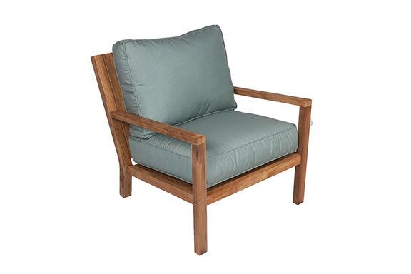 Royal Teak Collection Deep Seating Outdoor Patio Coastal Chair - SHIPS WITHIN 1 TO 2 BUSINESS DAYS