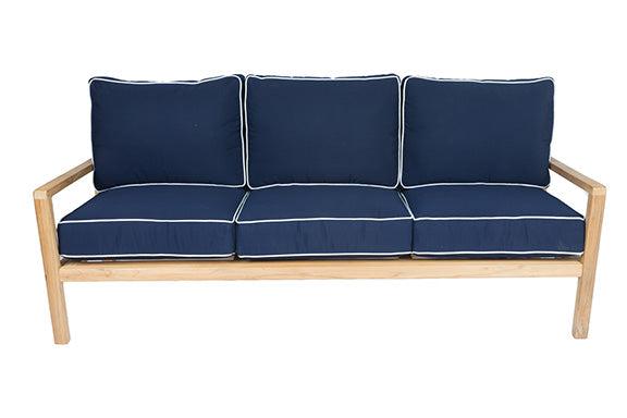Royal Teak Collection Outdoor Coastal Sofa / 3-Seater - SHIPS WITHIN 1 TO 2 BUSINESS DAYS