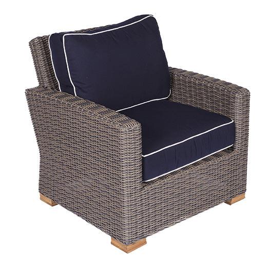 Royal Teak Collection All Weather Wicker Sanibel Deep Seating Club Chair - SHIPS WITHIN 1 TO 2 BUSINESS DAYS