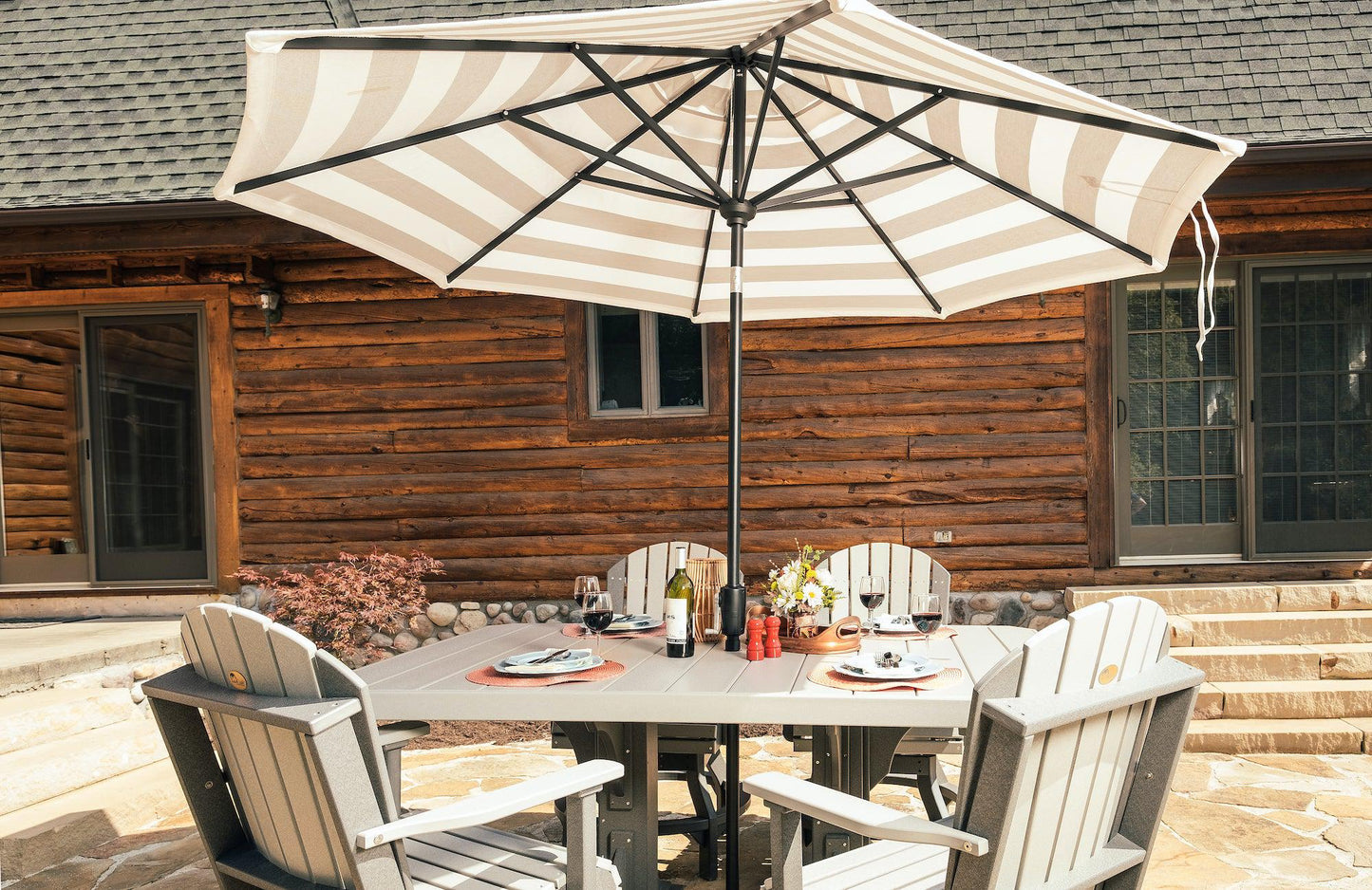 LuxCraft Recycled Plastic 4x6' Rectangular Table (DINING HEIGHT) - LEAD TIME TO SHIP 3 TO 4 WEEKS