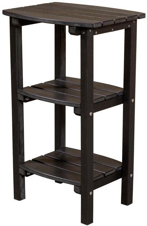 Wildridge Recycled Plastic LCC-221 Classic 3 Shelf Side Table