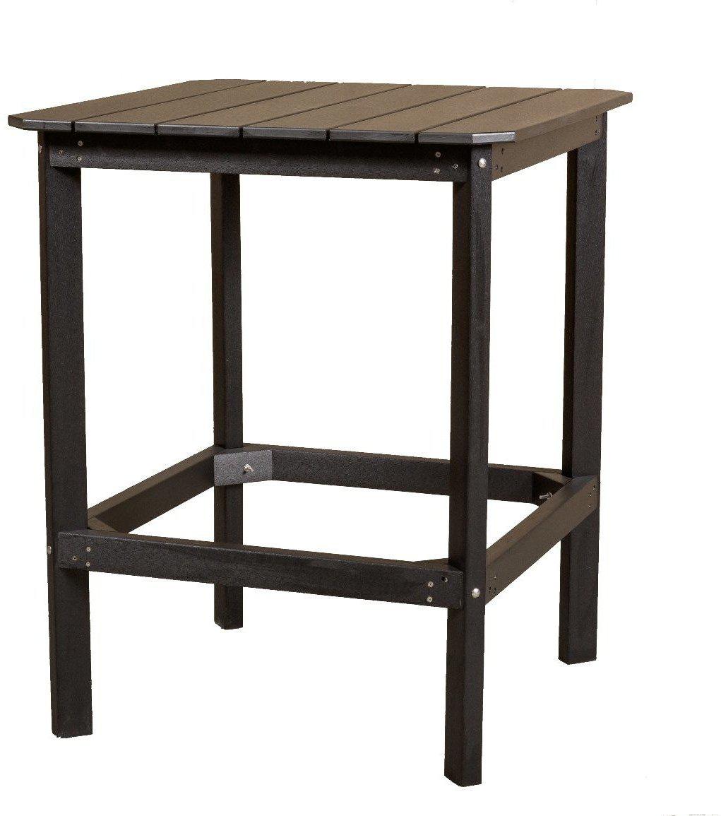 Wildridge Recycled Plastic Classic High 40H" Square Patio Dining Table - LCC-287 - LEAD TIME TO SHIP 6 WEEKS OR LESS