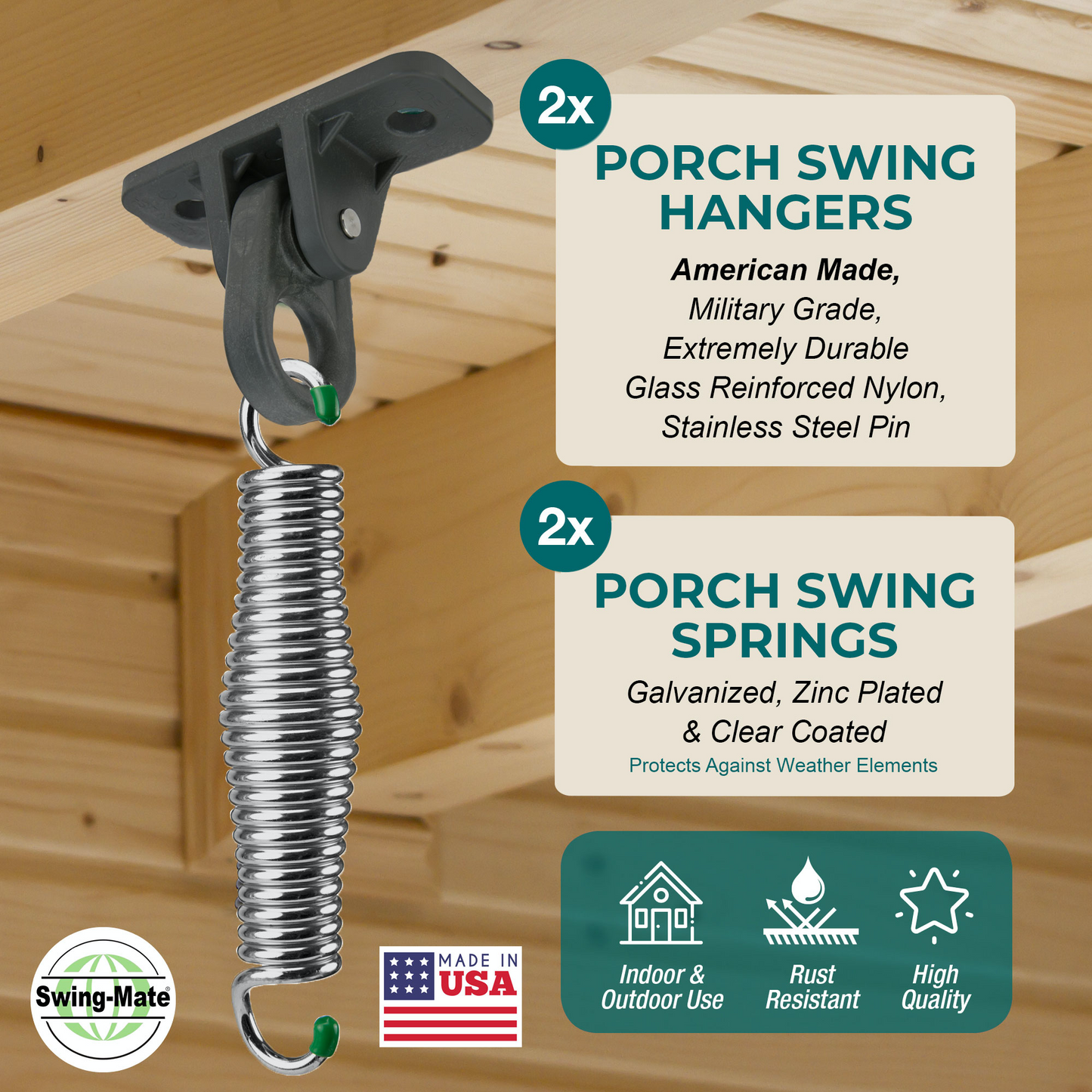 levi innovations porch swing hanging kit