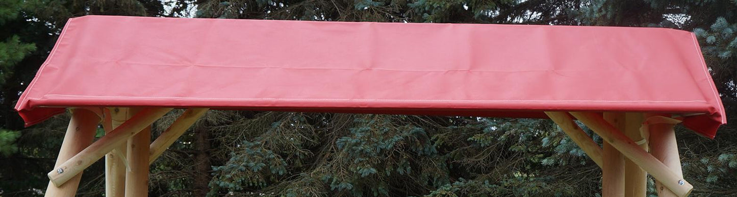 Moon Valley Rustic Tete-a-tete Lawn Swing  - LEAD TIME TO SHIP 2 WEEKS OR LESS
