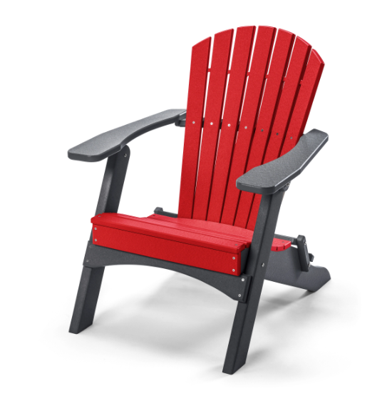 Perfect Choice Recycled Plastic Classic Folding Adirondack Chair - LEAD TIME TO SHIP 4 WEEKS OR LESS