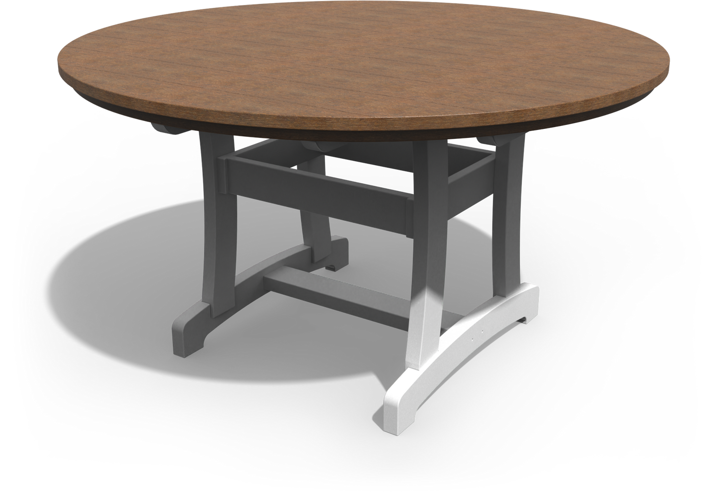 Patiova Recycled Plastic 54" Round Legacy Dining Table - LEAD TIME TO SHIP 3 WEEKS