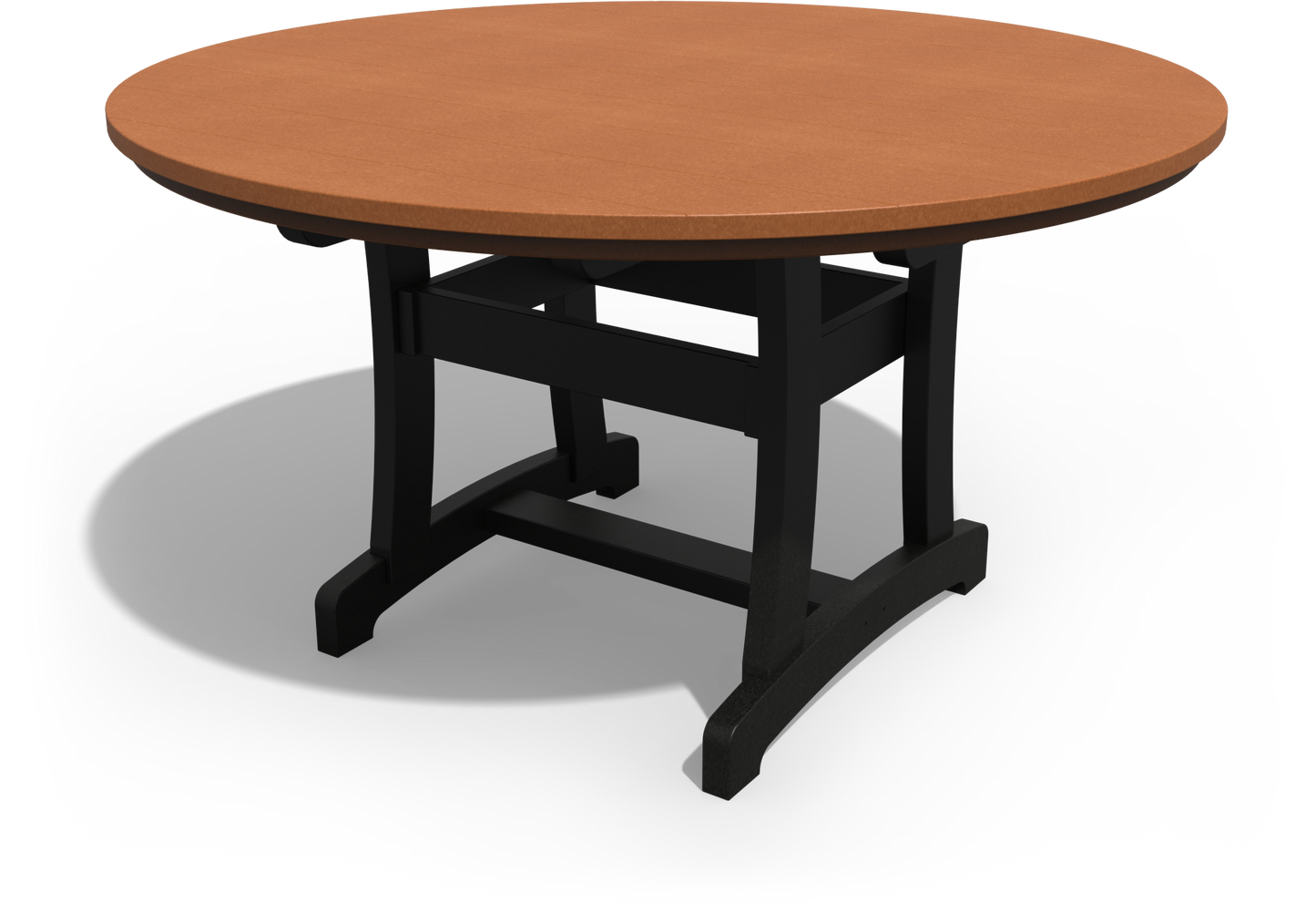 Patiova Recycled Plastic 54" Round Legacy Dining Table - LEAD TIME TO SHIP 3 WEEKS
