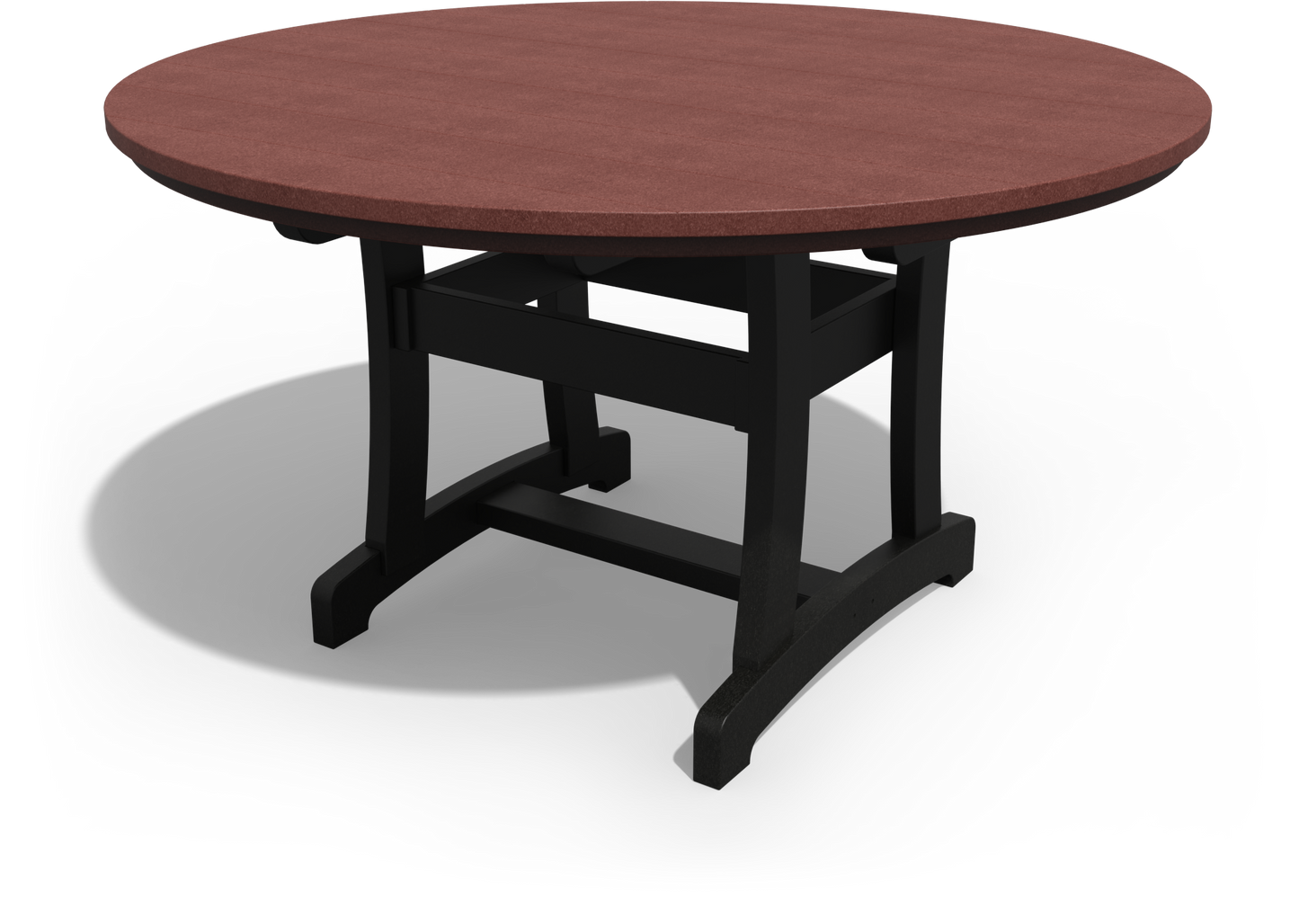Patiova Recycled Plastic 54" Round Legacy Dining Table - LEAD TIME TO SHIP 3 WEEKS