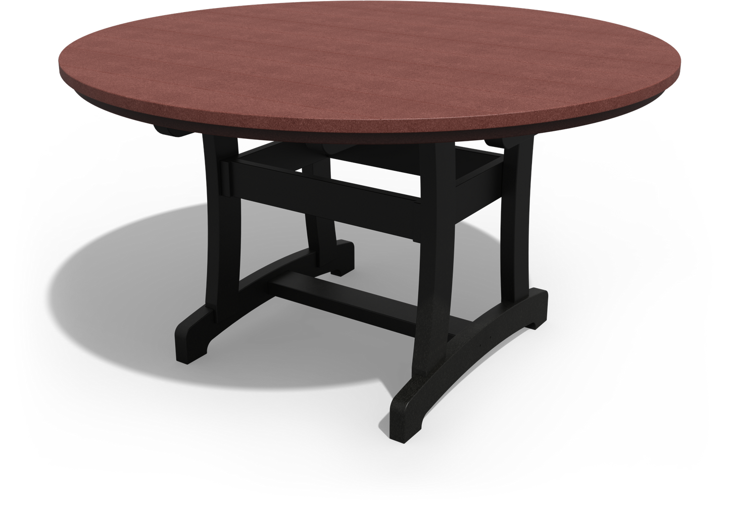 Patiova Recycled Plastic 54" Round Legacy Dining Table - LEAD TIME TO SHIP 4 WEEKS