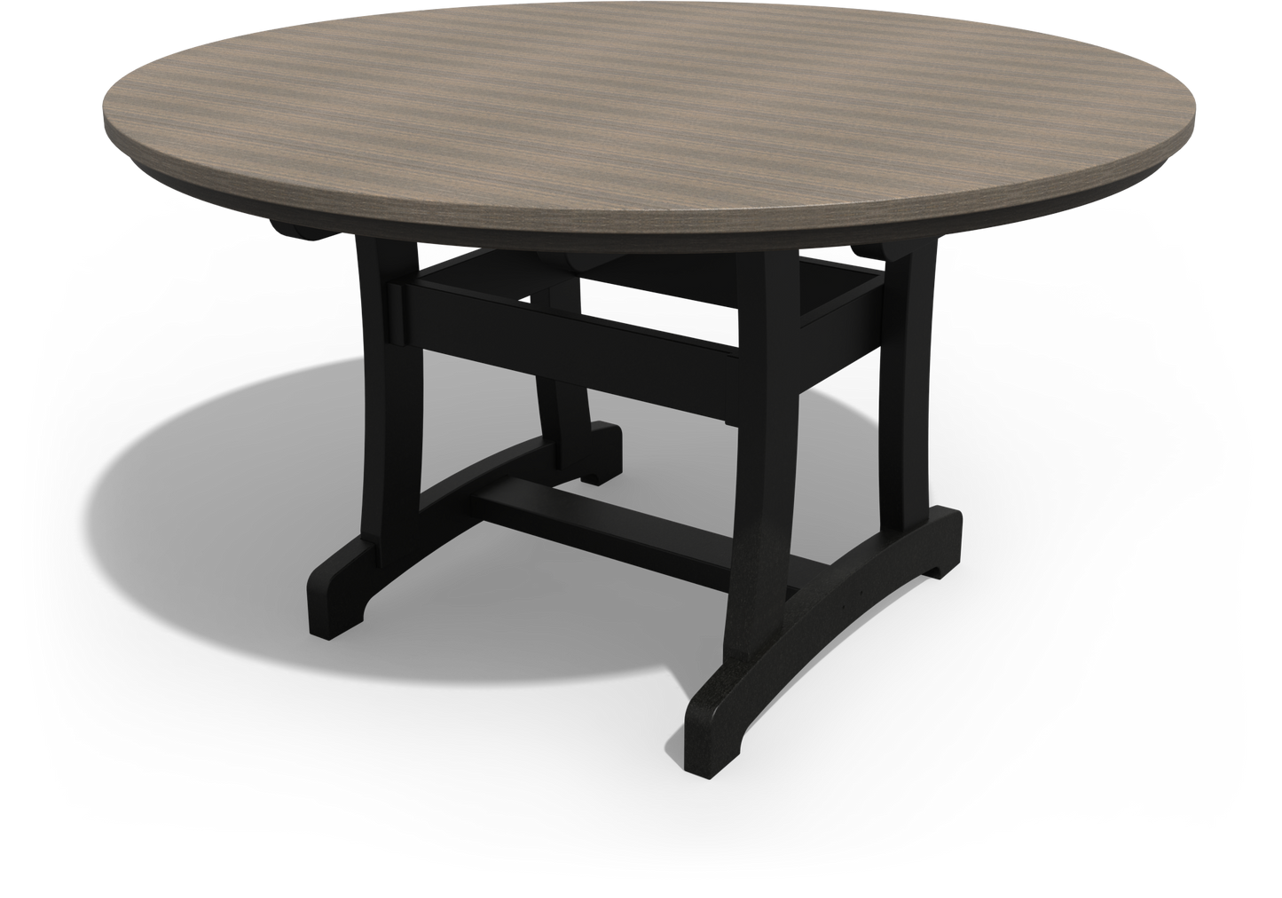 Patiova Recycled Plastic 54" Round Legacy Dining Table - LEAD TIME TO SHIP 3 WEEKS