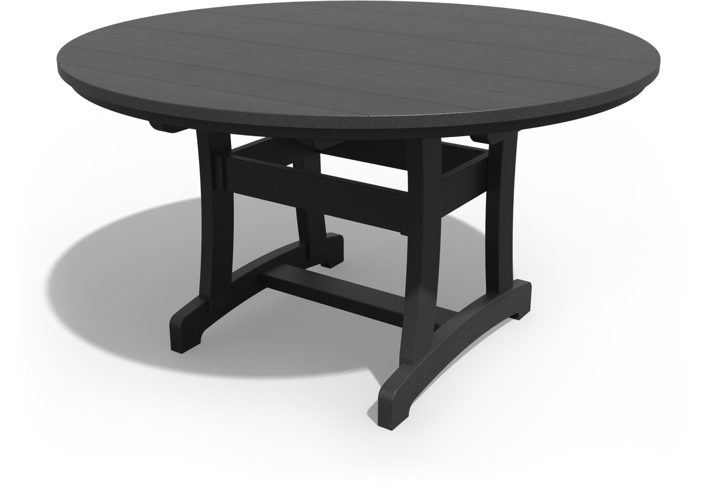 Patiova Recycled Plastic 54" Round Legacy Dining Table - LEAD TIME TO SHIP 3 WEEKS