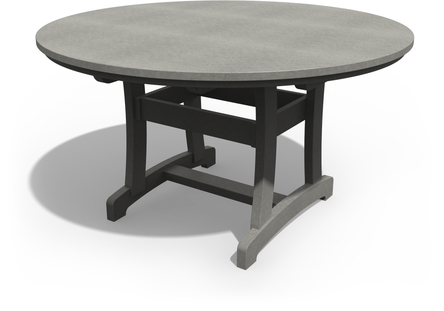 Patiova Recycled Plastic 54" Round Legacy Dining Table - LEAD TIME TO SHIP 3 WEEKS