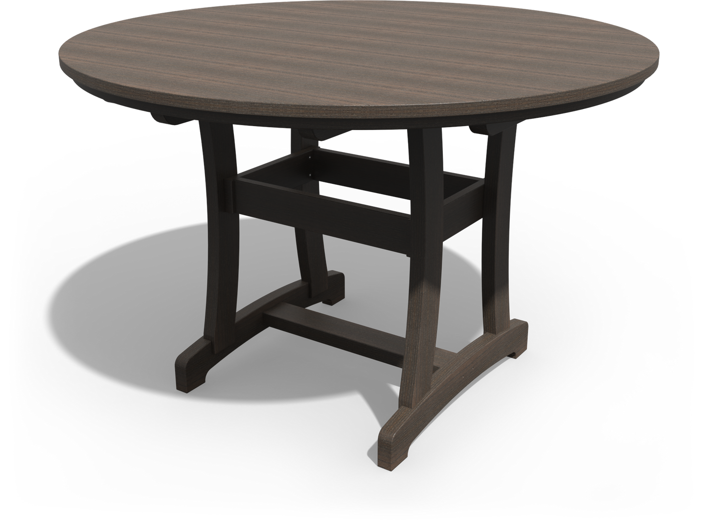 Patiova Recycled Plastic 54" Round Legacy Counter Height Table - LEAD TIME TO SHIP 4 WEEKS