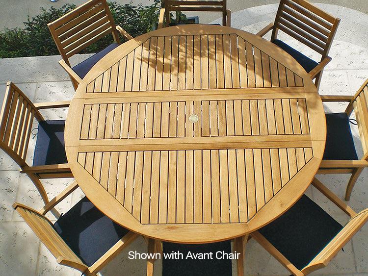 Royal Teak Collection 6' Outdoor Drop leaf Patio Table - SHIPS WITHIN 1 TO 2 BUSINESS DAYS