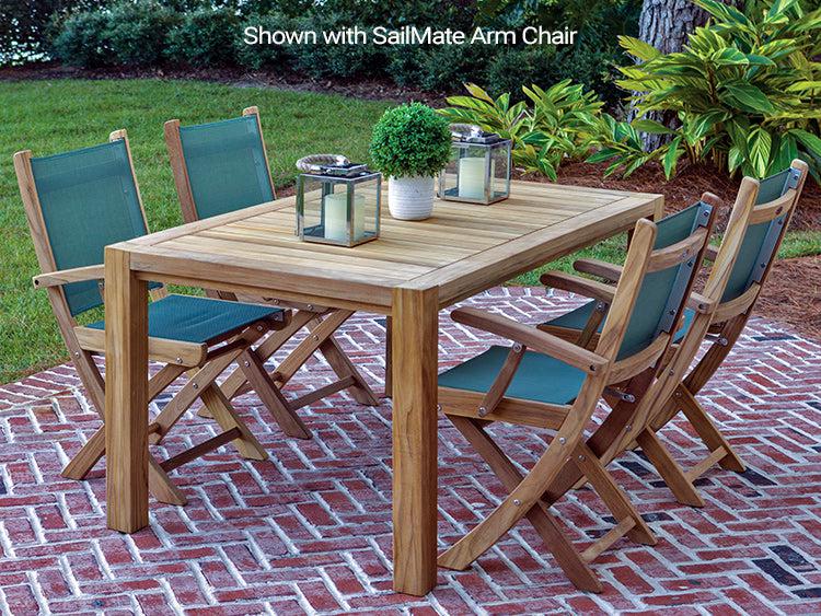 Royal Teak Collection Outdoor  63" Comfort Table - SHIPS WITHIN 1 TO 2 BUSINESS DAYS