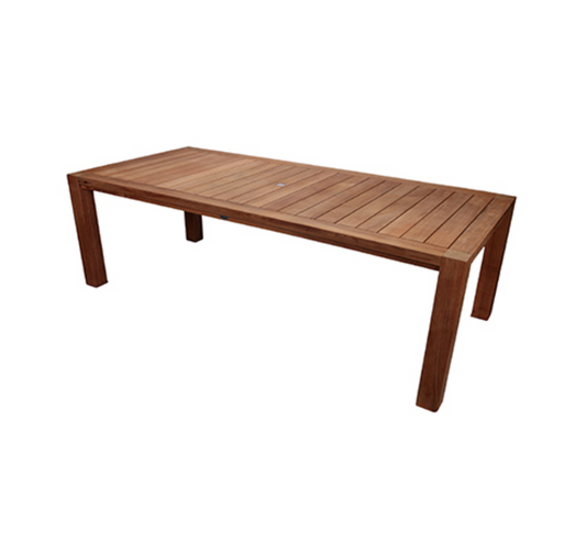 Royal Teak Collection Outdoor Comfort Patio Table 96" - SHIPS WITHIN 1 TO 2 BUSINESS DAYS
