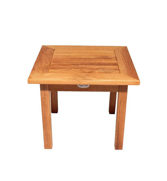 Royal Teak Collection Outdoor Miami Deep Seating 20" Square Side Table - SHIPS WITHIN 1 TO 2 BUSINESS DAYS