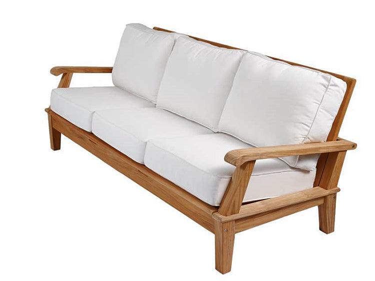 Royal Teak Collection Outdoor Miami Deep Seating 3 Seater Sofa - SHIPS WITHIN 1 TO 2 BUSINESS DAYS