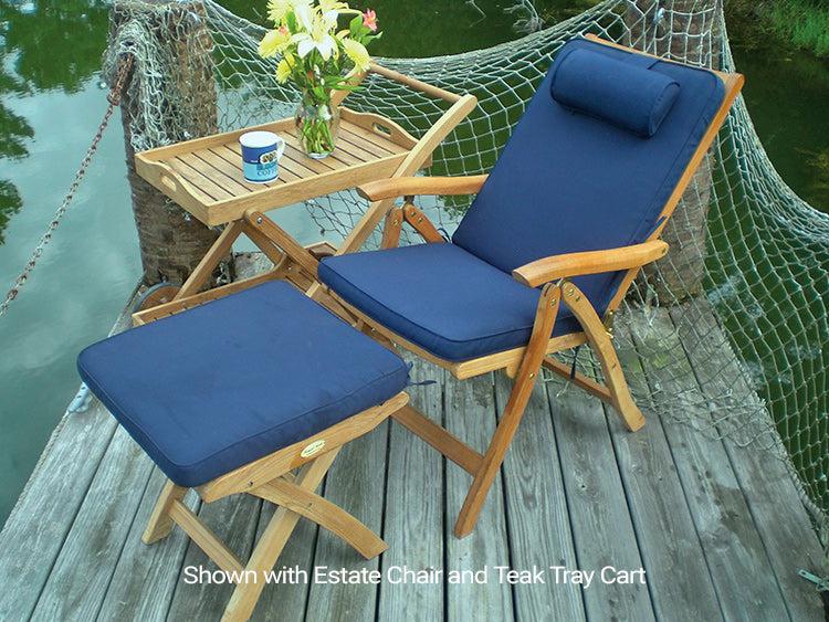 Royal Teak Collection Outdoor Patio Footrest - SHIPS WITHIN 1 TO 2 BUSINESS DAYS