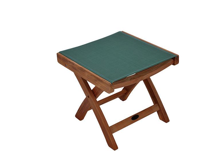 Royal Teak Collection Outdoor Sling Footrest - SHIPS WITHIN 1 TO 2 BUSINESS DAYS