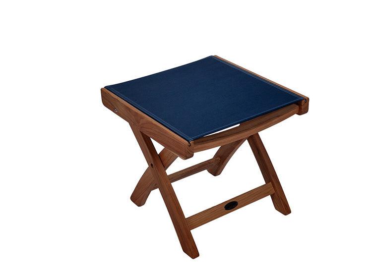 Royal Teak Collection Outdoor Sling Footrest - SHIPS WITHIN 1 TO 2 BUSINESS DAYS
