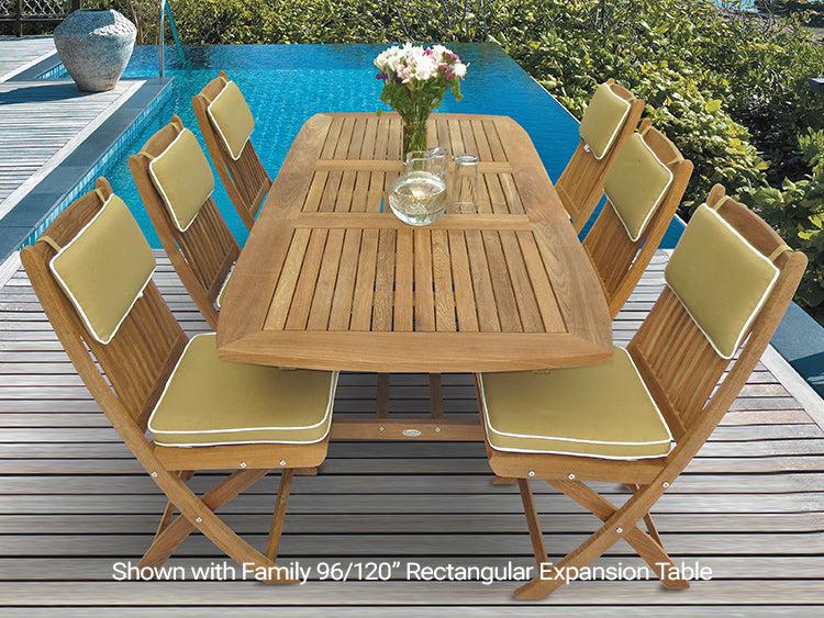 Royal Teak Collection Sailor Outdoor Folding Patio Side Chair - SHIPS WITHIN 1 TO 2 BUSINESS DAYS